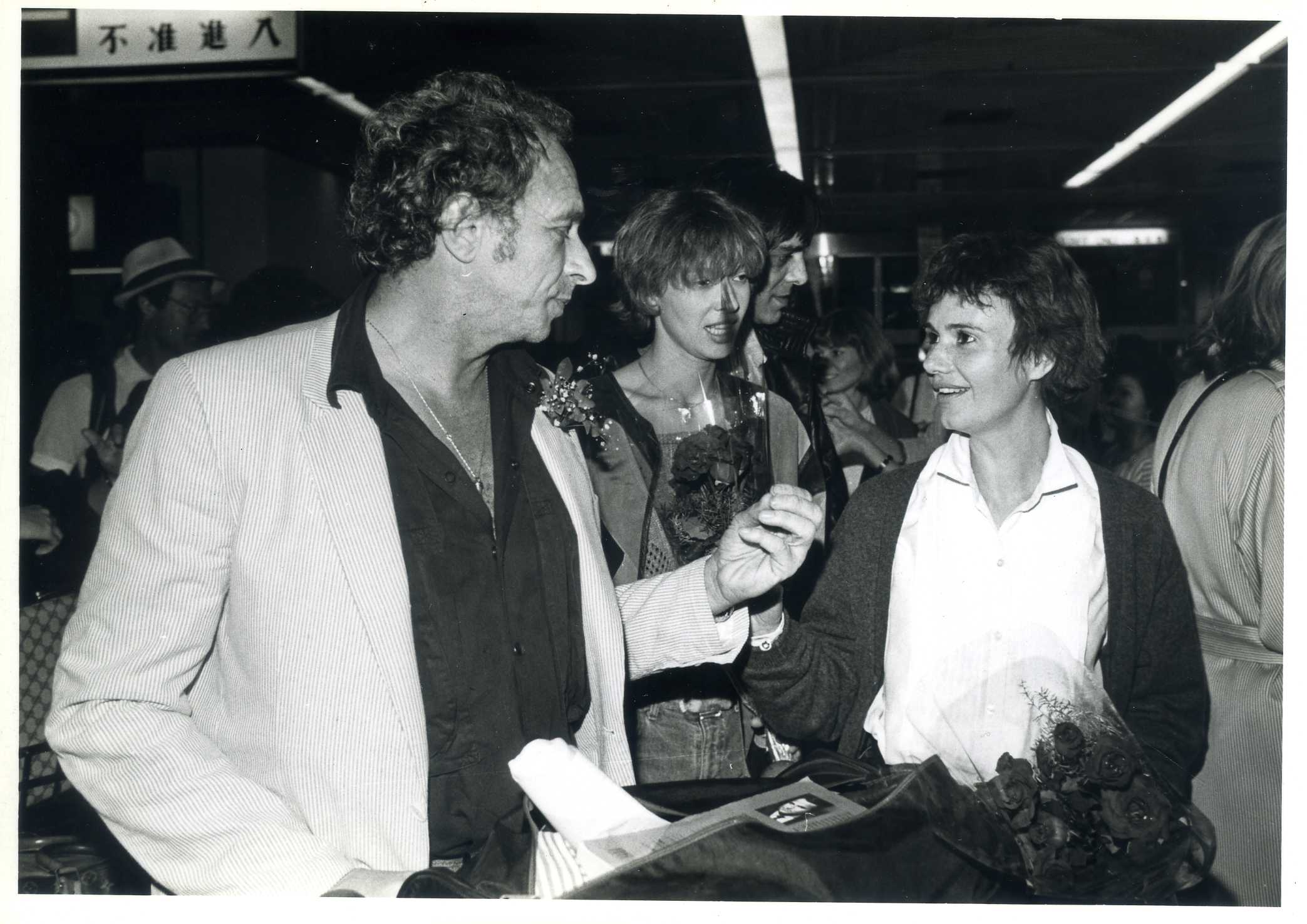 French actor and actress Pierre Richard and Miou Miou.