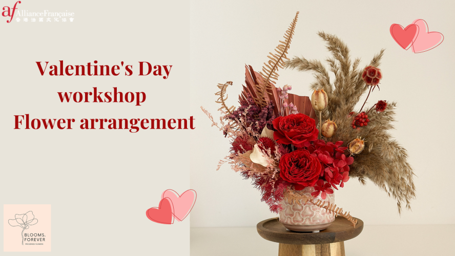 Valentine's Day Floral craft workshop